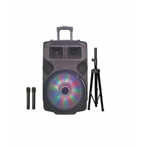 Original Super Power  BAFFLE Enceinte Bluetooth Original + 2 Micros + Pieds