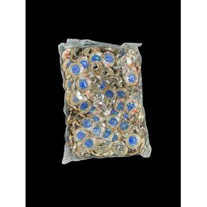 Gm Boutons décoratifs fantaisie à tige - 144 pcs Bleu