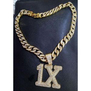 AGREABLE  Collier Cubain Doré Meilleure Qualité Possible Dans L'industrie Du Bling 1X