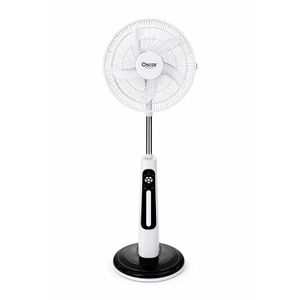 Oscar Ventilateur Sur Pied Rechargeable Avec Télécommande Rc (Remote Control) – VENTR001 – Garantie 3 Mois