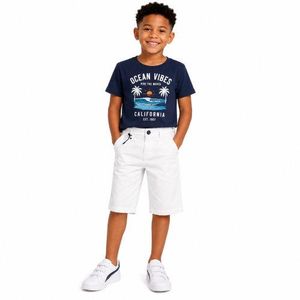 Short Garçon Tendance & Confortable - Blanc