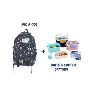 SAC A DOS TRIO CM2 - TERMINALE AVEC BOITE A GOUTER
