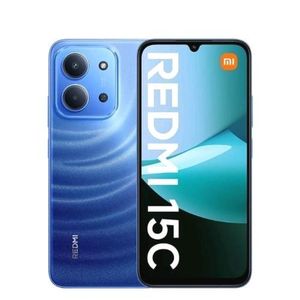 Xiaomi Téléphone  Redmi 15C. 8GB RAM ./ 256GB,   6,9"MediaTek Helio G81-Ultra  MoonLigth .BLEU