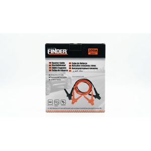 Câbles de Démarrage Batterie FINDER 350A 25 mm² – Pinces Haute Puissance, Câble Renforcé pour Voitures, SUV et Utilitaires