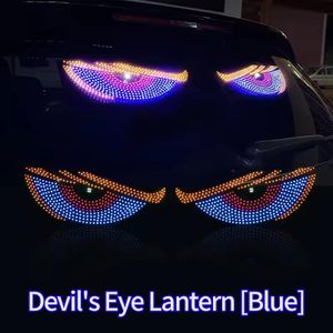 Projecteur avant automobile RGB, éclairage décoratif lumineux LED, panneau de pixels décoratif à affichage, vitre arrière, lumière USB 5V, modèle multifonction