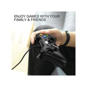 XBOX Manette Filaire Xbox 360 Avec Double Vibration Pour PC/ Xbox 360 / PS3