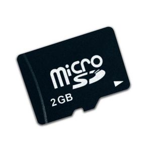 Carte Mémoire Micro SD - 2GB - Noir
