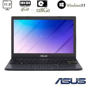 Asus Vivobook E210K - DUAL CORE - 4GB / 128 GB SSD - 11.5'' - WINDOWS  11 - Garantie 6 Mois