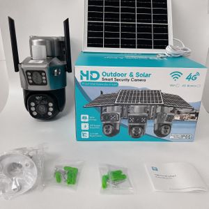 TELI Caméra de Surveillance Solaire 4G HD T4B PTZ 360° IP66 avec Détection PIR et Vision Nocturne Couleur