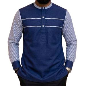 Chemise Homme Manches Longues à rayure