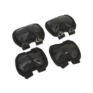 Kit de Protection Coude Et Genoux Sport, Moto, ... - Noir