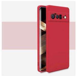 Coque Silicone Compatible Google Pixel 6 Pro Avec 2Antichocs Offert - Rouge