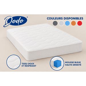Dodo Matelas Brodé mousse bleue – ferme renforcée sensation - 2 places EP 20 190x140x20 - 2places