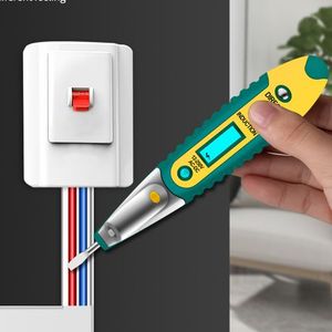 Stylo Détecteur De Tension électrique, Testeur De Crayon De Test Numérique, Tournevis AC/DC 12-250V Pour Outils D'électricien