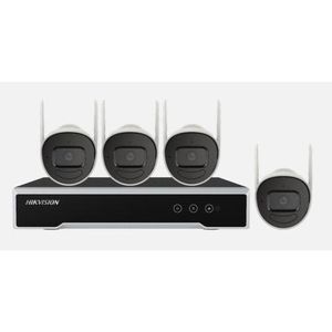 Hikvision KIT 4 Caméra Tube 4MP Wifi + NVR Wifi + 1 Tb HDD