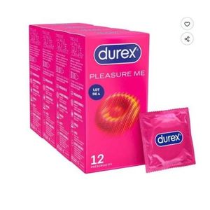 Durex  Lot de 12 Préservatifs Pleasure Me - Texture Ultra Perlés