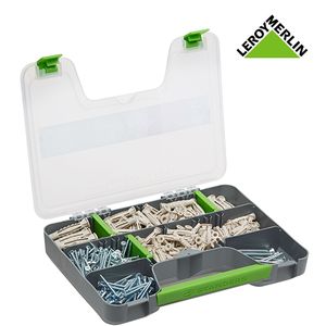 Leroy Merlin Assortiment De 168 Fixations Pour Tableaux, Cadres Légers -  Support Mural, Crochets X, Punaises, Pitons - Prix pas cher