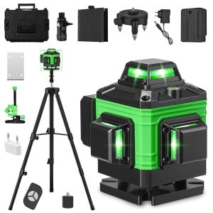Niveau Laser 4D 16 Lignes 360°– Haute Précision Vert
