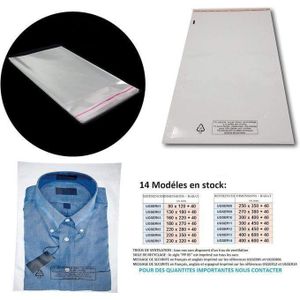 : Sachet Plastiques Avec Autocollants - Emballage - 31,5 X 45 Cm