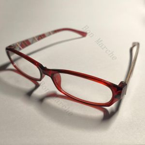 Autre Lunettes de lecture à monture complète en résine, rouge, adaptées à la presbytie et à l’hypermétropie