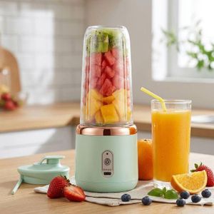 Blender Presse Fruits électrique Portable Mixeur Legume et Jus Presse Agrumes - Créez des jus frais et vitaminés en quelques secondes HG