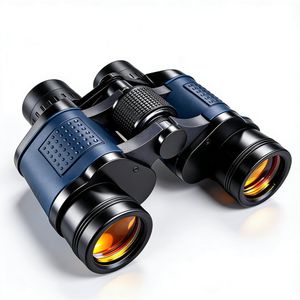 Jumelles Haute Puissance 60x60 – Vision Nocturne Faible Lumière pour Chasse, Voyage & Observation