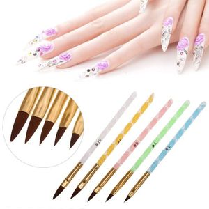 Lot De 05 Pinceaux Uv-Gel Acrylique