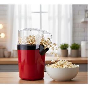 Machine à Pop-Corn à Air Chaud (Hot Air) - Sans Huile ni Beurre, Faible en Calories - Préparation Rapide en Quelques Minutes - Idéale Collations Saines