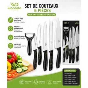 Set de couteaux multifonction