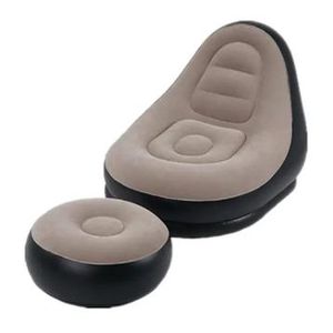 Fauteuil Gonflable avec Repose-Pieds – Confort Premium pour Salon et Chambre