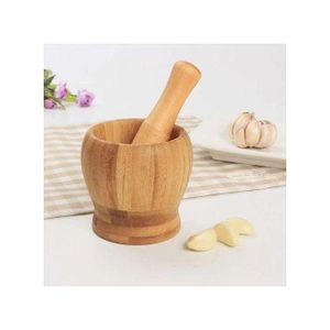 Petit Pilon De Cuisine - Ails - Poivre - Sel - Epices Bois