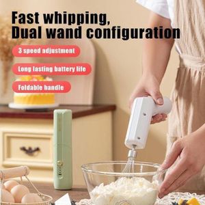 Batteur électrique sans fil pliable pour usage domestique