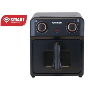 SMART TECHNOLOGY Friteuse Sans Huile Multifonctions (STPE-884F) -5L-1400W-AIR FRYER-Noir/ Garantie 24 Mois
