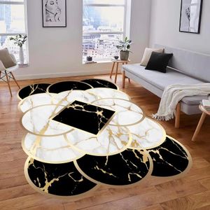 Tapis irrégulier, tapis de sol antidérapant à poils longs, paillasson d'entrée, décoration de chambre