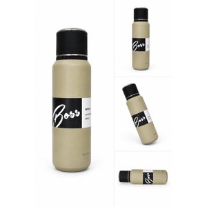 Gourde Thermos Boss Metro Life 500ml Acier Inoxydable - Bouteille Isotherme Design Luxe