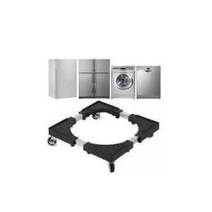 Support Roulant Universel pour Frigo, Machine à Laver, Congélateur - Base Mobile Réglable avec Roues 