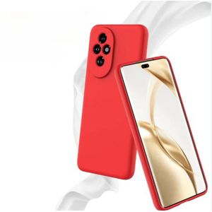Coque En Silicone Compatible Pour Honor 200 Pro - ROUGE
