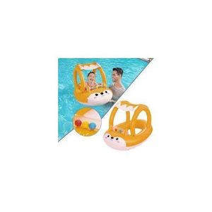 Bestway Bouée Bébé Gonflable avec Pare-Soleil – Sécurité & Amusement à la Piscine