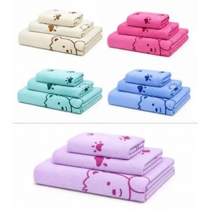 Lot de serviettes douce 3 pièces pour bébé et enfant 