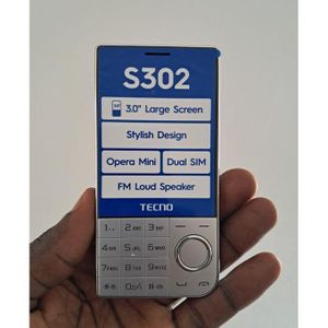 Tecno S302- 3.0"-Dual SIM- Opera Mini- Camera - Haut-Parleur FM Puissant - 1500 MAh-G