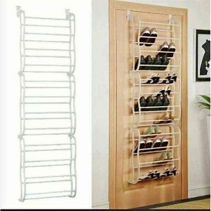 Chic Étagères à Chaussures Multicouches Derrière La Porte   HP