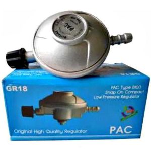 Pac Régulateur de pression et de haute qualité pour gaz 6kg – Gris