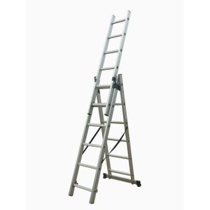 Echelle escabeau en alu extensible à 3 sections _3x8