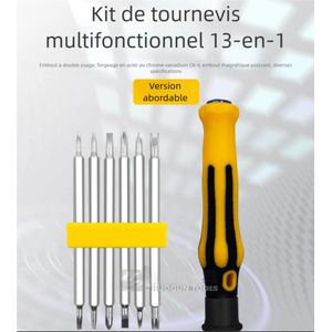 General Jeu de tournevis multifonctions 12 en 1 – Trousse d'outils de réparation de précision