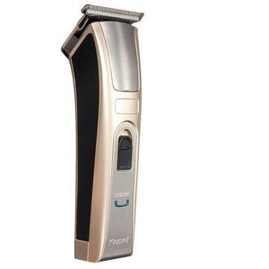 Kemei Tondeuse Electrique Rechargeable KM-5017 10 W - Cheveux Et Barbe - Pour Hommes Et Enfants - Or