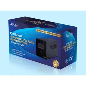 TOPLINK Onduleur UPS- AVR 2000VA - Noir