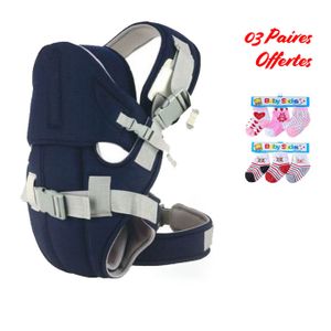 Porte Bébé - Kangourou Grand + 03 Paires De Chaussettes Offertes