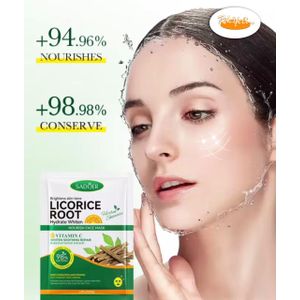 SADOER Masque Visage à la Racine de Réglisse & Hydratant, Nourrissant et Anti-Taches