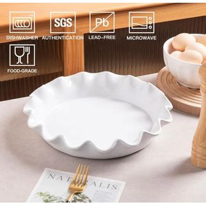 Plat à tarte en céramique