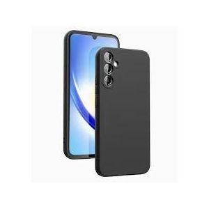 Coque En Silicone Compatible pour Samsung Galaxy A14 - Noir